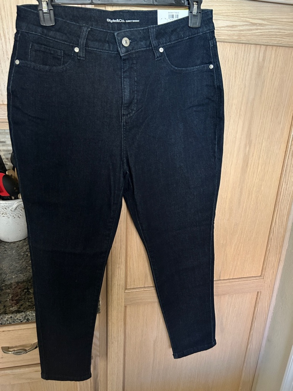 Style & Co. Women's dark blue jean. 14 Short.
